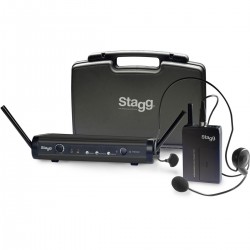 Stagg SUW-30-HSS-A - nagłowny system bezprzewodowy UHF